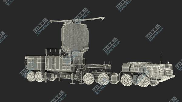 images/goods_img/20210312/3D MAZ 74106 with 64N6 Big Bird Radar Camouflage Rigged model/4.jpg